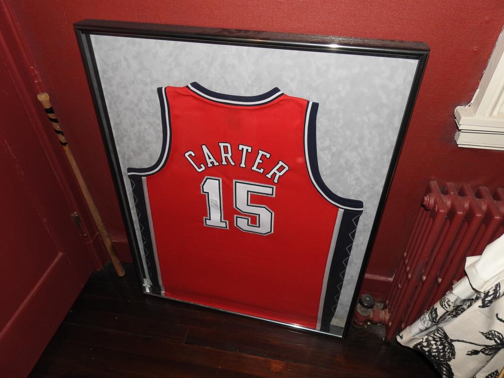 Signed Vince Carter Basketball Jersey (1 of 3)