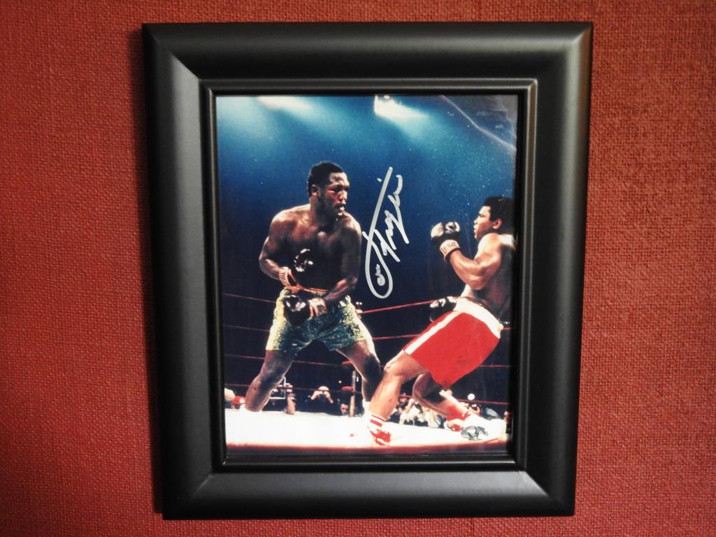 Framed Joe Frazier Autographed Photo (1 of 3)