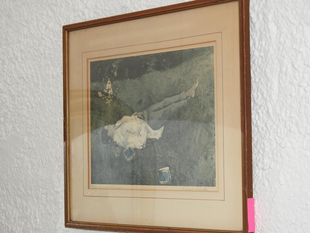 Andrew Wyeth  "The Berry Picker" Artwork (1 of 3)