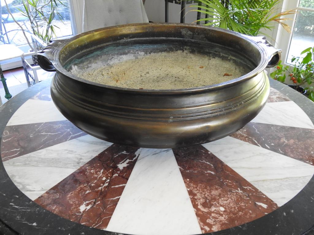 Large Bronze Low Planter (1 of 5)