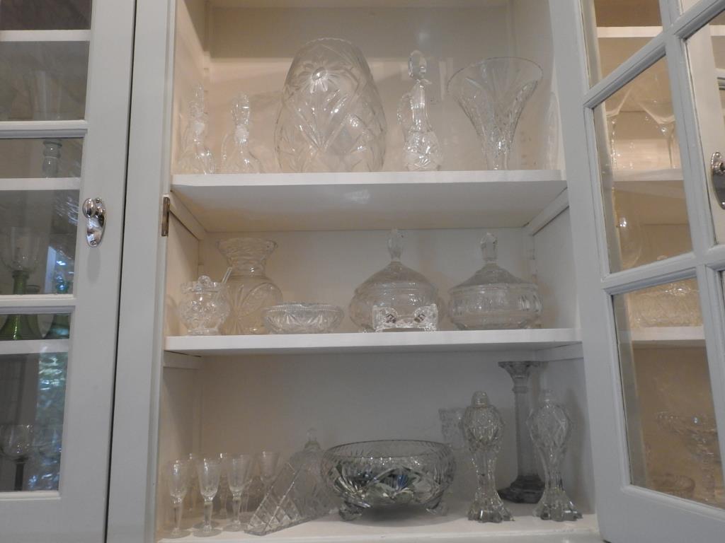 Three Shelf Crystal And Glass Lot (1 of 4)