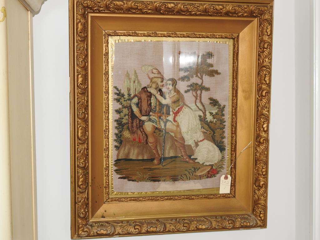Framed Victorian Needlework (1 of 2)