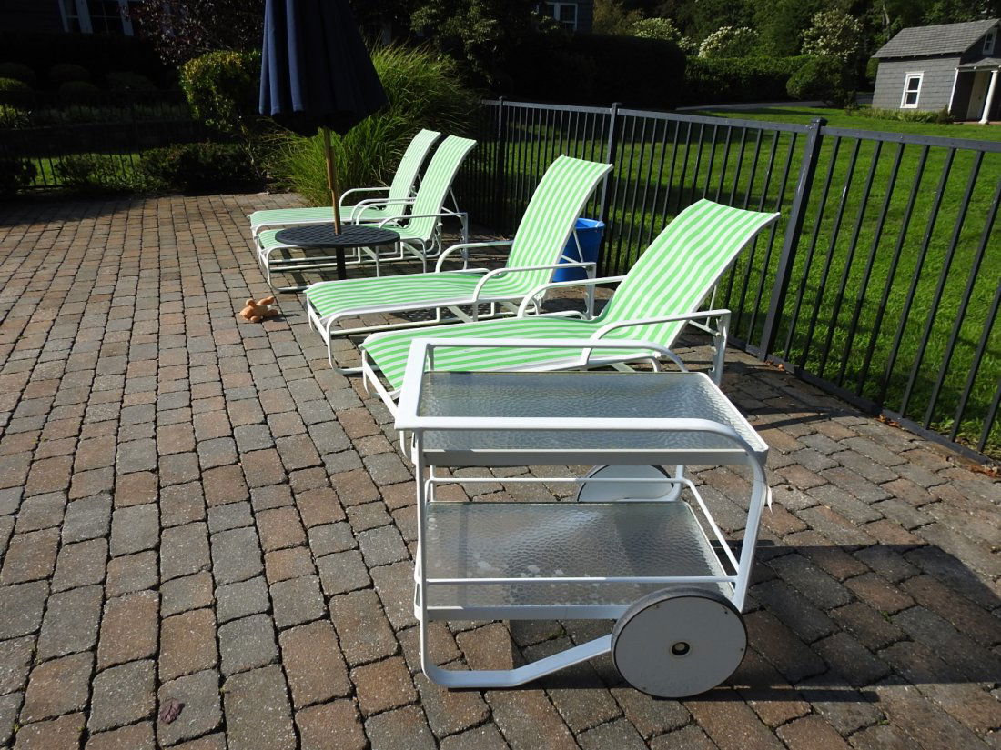 Seven Piece Brown Jordan Pool Set (1 of 4)