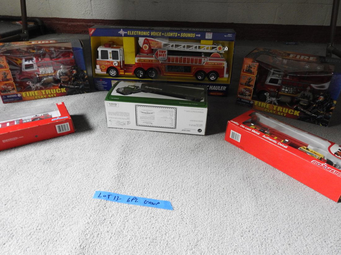 6 PC.BOXED FIRE TRUCKS & MORE (1 of 6)