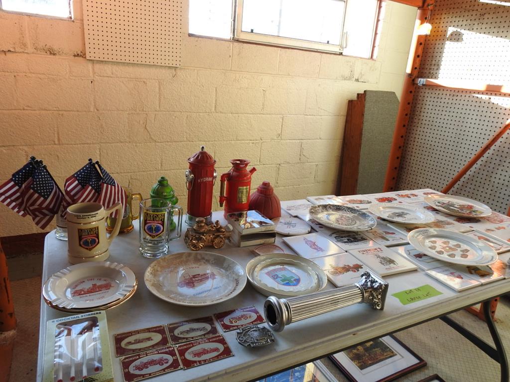 LARGE FIREMAN COLLECTIBLES LOT (1 of 5)