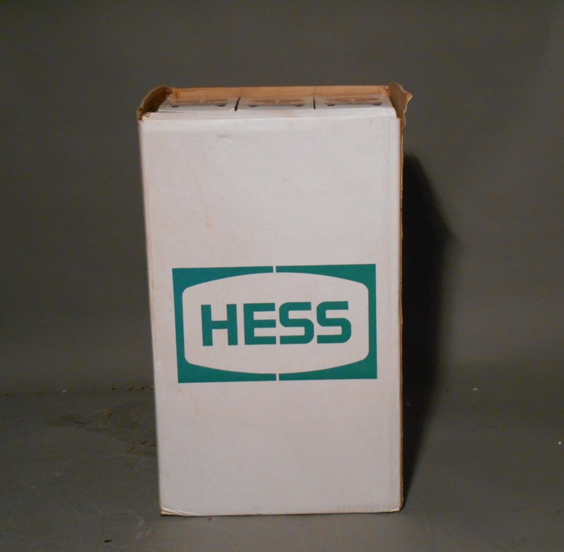 2000 Hess Fire Trucks: Opened case of six 2000 Hess Fire Ladder Trucks.