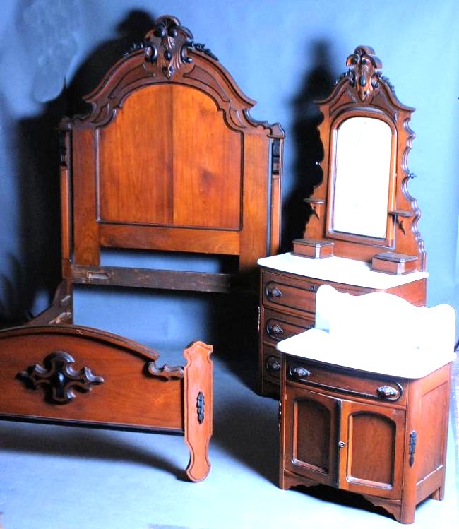 3 Piece Victorian Marble Top Bedroom Set May 16, 2015 Philadelphia