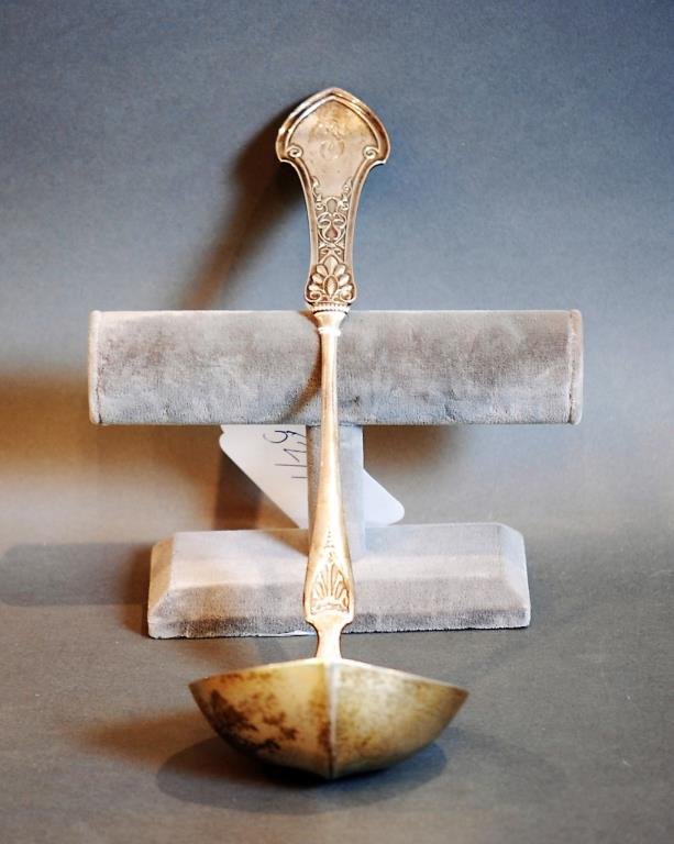 Gorham S.S. Ladle with Gold Wash Bowl, Late 19C (1 of 6)