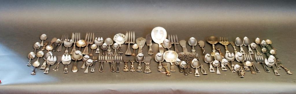 Lot of 79 Pcs Victorian & Other S.P. Flatware (1 of 3)
