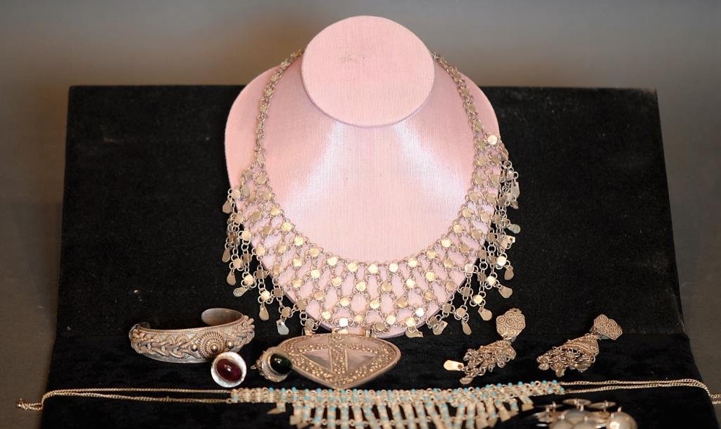 Lot of  9 Pcs .800, .830, & L.G. Silver Jewelry (1 of 3)