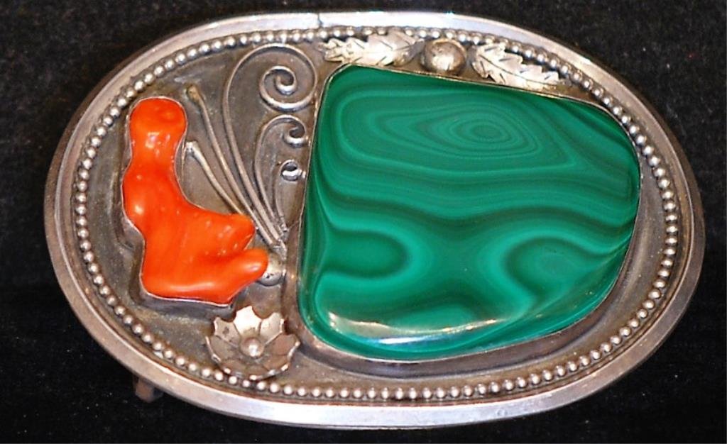 Vintage Native American Indian S.S. Belt Buckle (1 of 2)