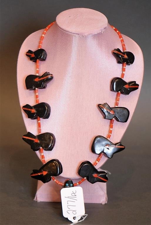 Vintage Native American Indian Fetish Necklace (1 of 4)