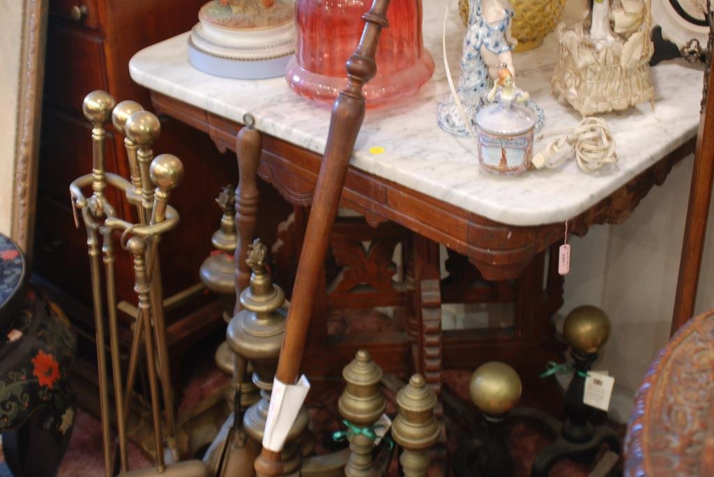 Victorian Marble Top Center Table (1 of 1)