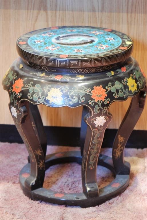 1 Chinese Cloisonne Inset Pedestal (1 of 3)
