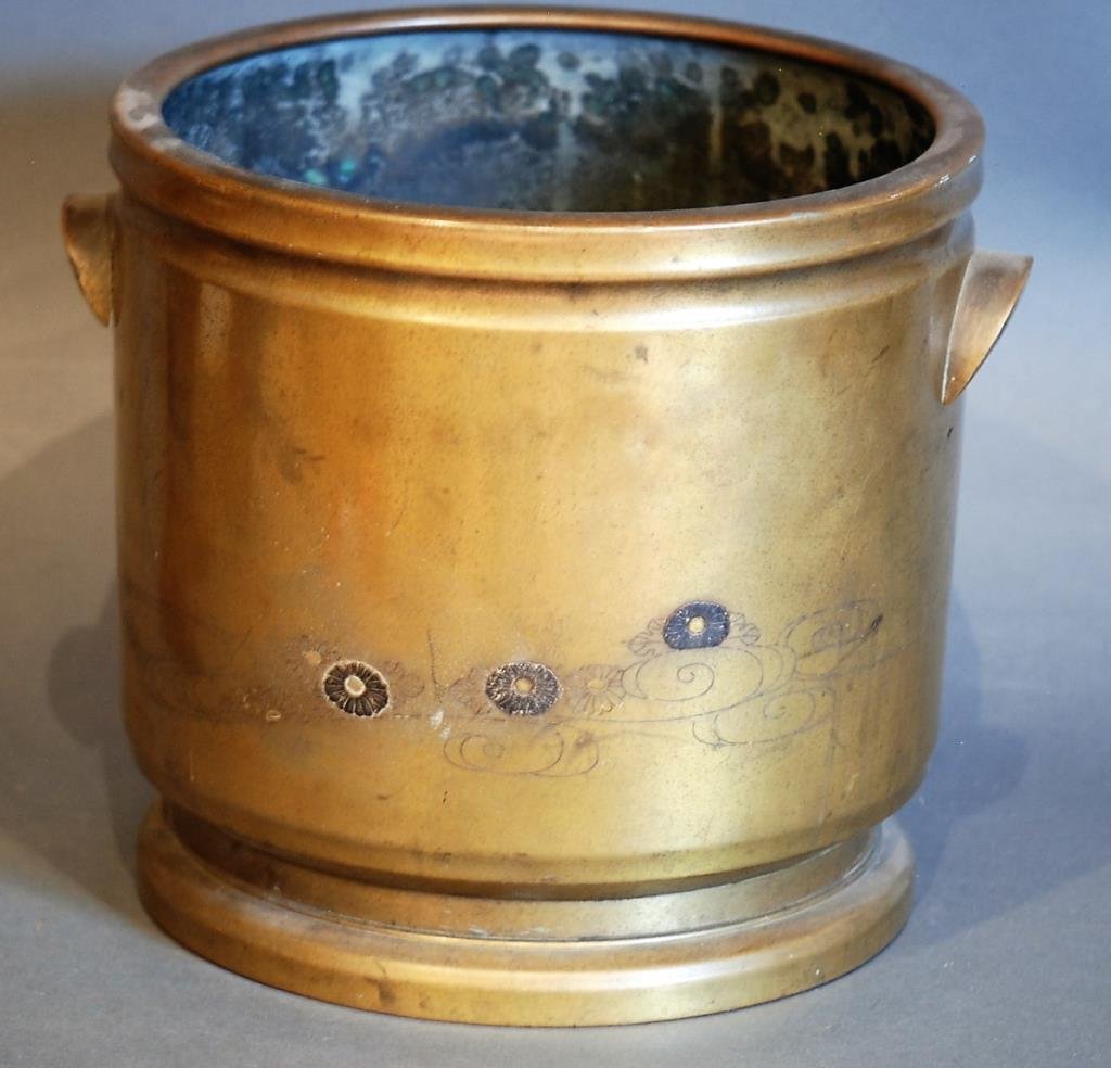 Asian Bronze Cache Pot (1 of 5)