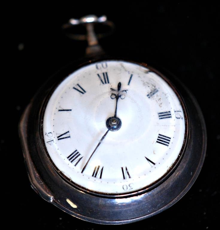 English Open Face Verge Pocket Watch (1 of 7)