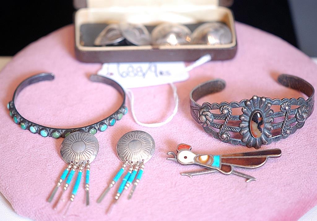 Lot of 9Pcs.of Assorted Native Amer.Indian Jewelry (1 of 7)