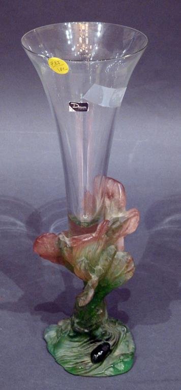 Daum Flower Vase (1 of 4)