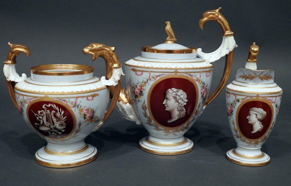 2 Pc. Sevres Tea Set (1 of 3)