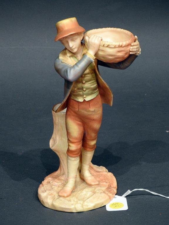 Royal Worcester Figural Bud Vase (1 of 3)