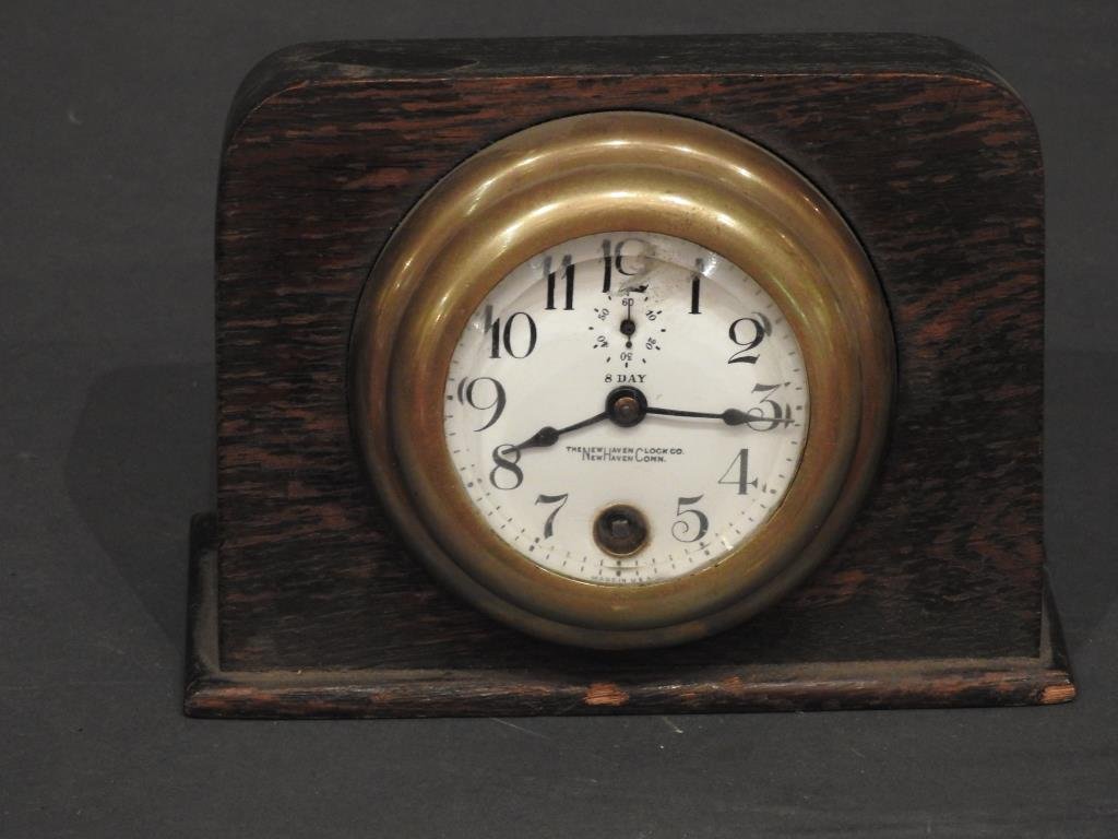 8 Day Ships Clock New Haven Clock Company (1 of 3)