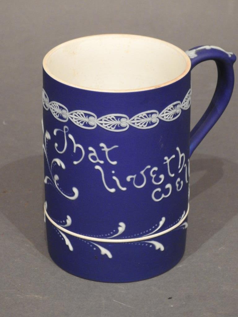 Antique Wedgwood Jasperware Tankard Mug (1 of 4)