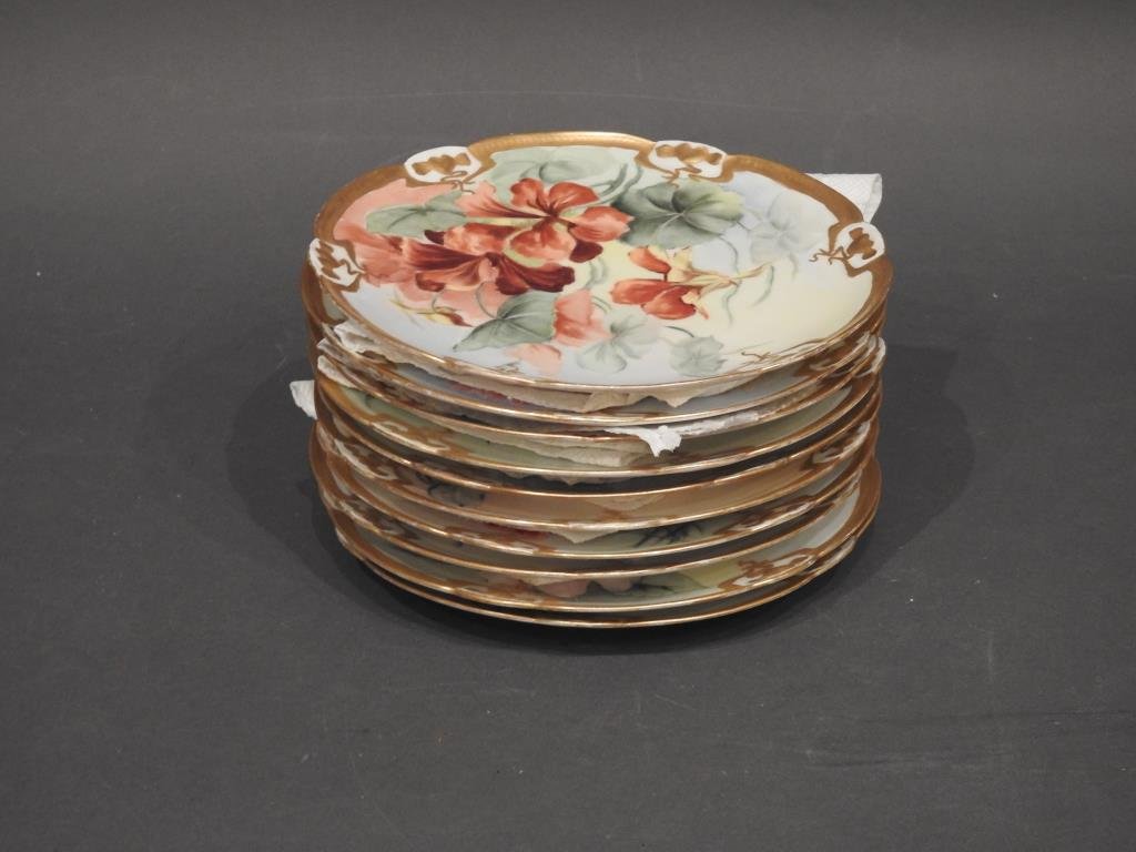 Set of 10 Antique Porcelain Plates (1 of 7)