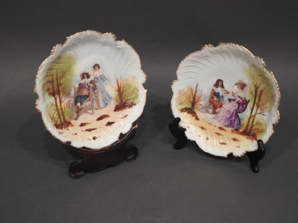 Pr. of Antique Porcelain Plates (1 of 6)