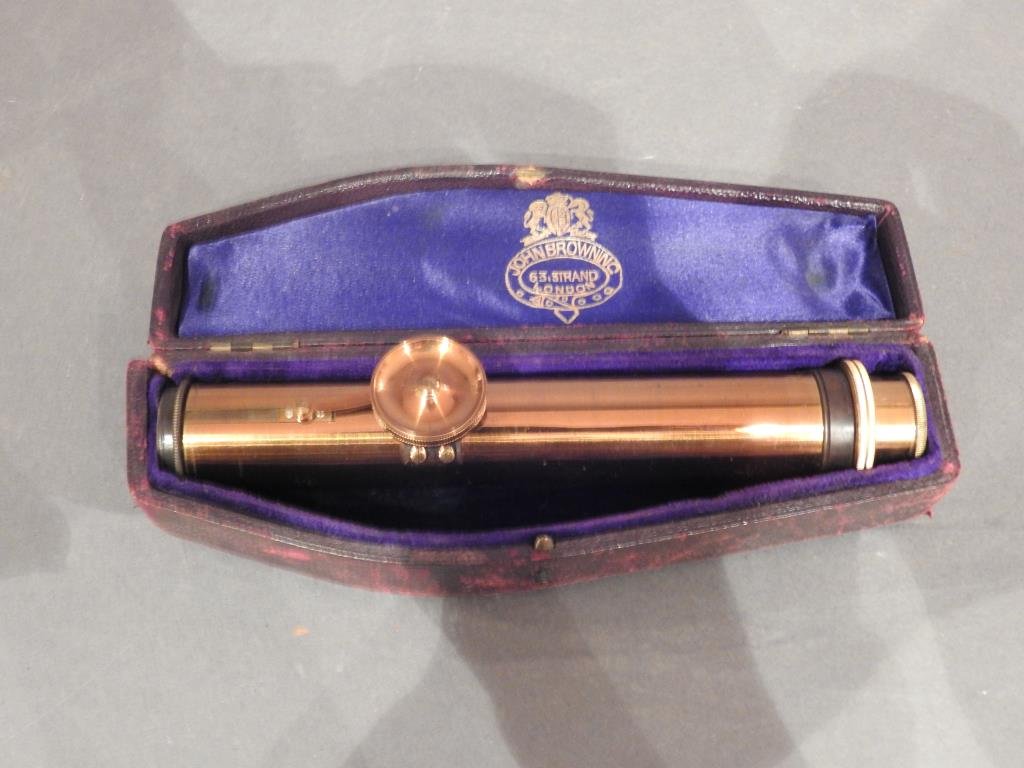 Late 19thC Lacquered Brass Grace's Spectroscope (1 of 9)