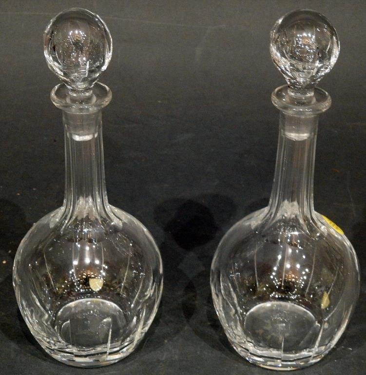 Pair of Orrefors Signed Crystal Glass Decanters (1 of 5)