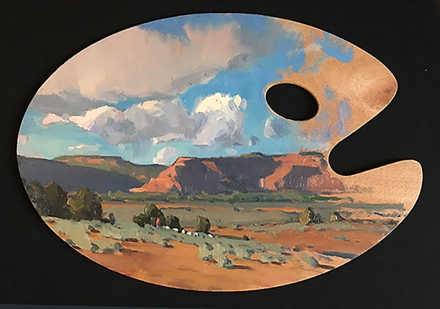 Painted "Art Palette" by Russell Case (1 of 1)