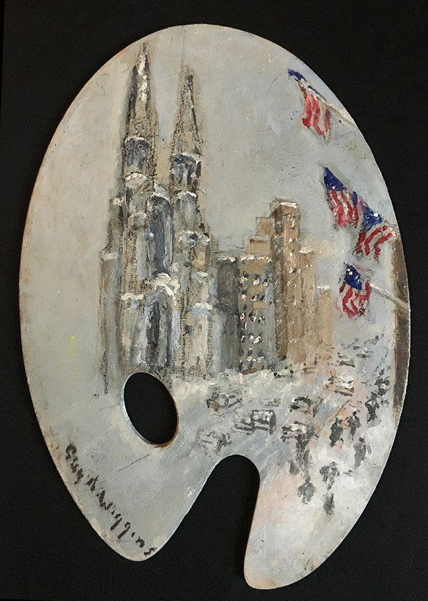 Painted "Art Palette" by Guy A. Wiggins (1 of 1)