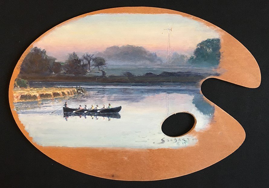 Painted "Art Palette" by John Stobart (1 of 1)