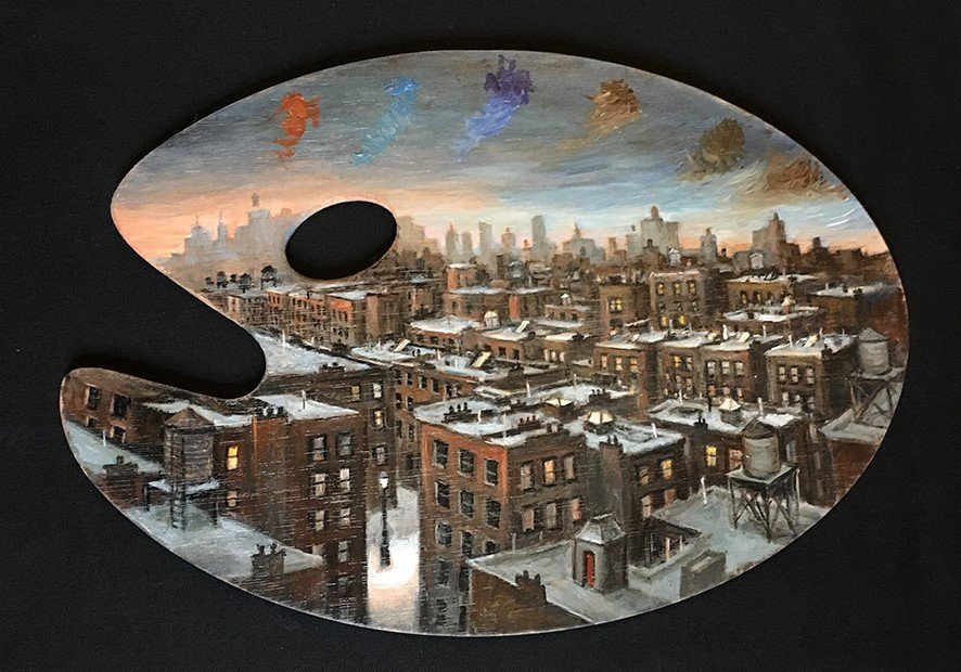 Painted  "Art Palette" by Carole Teller (1 of 1)