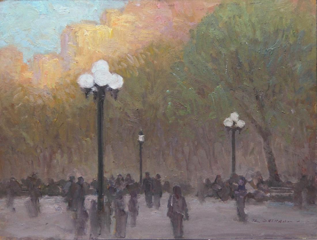 "Washington Square Park at Sunset", Rick Daskam (1 of 2)