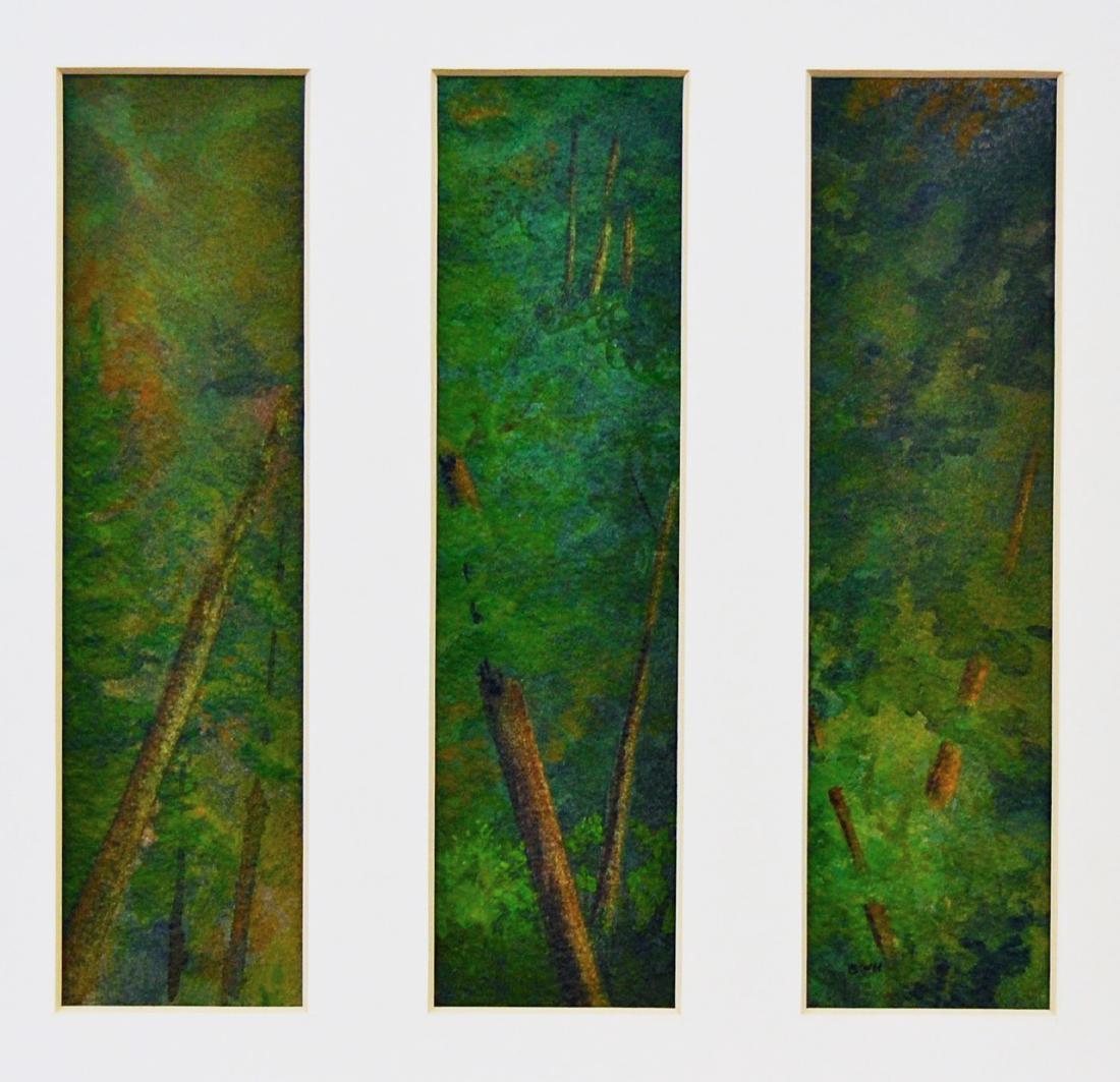 ”Forest Deep & Green Triptych ”, Sharon Way-Howard (1 of 2)