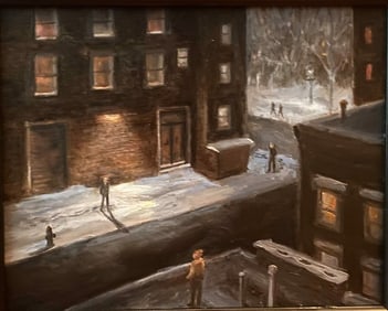Carole Teller : Across the Snowy Street