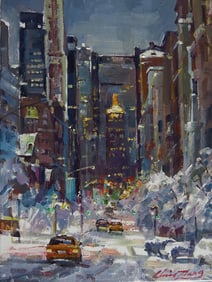 Christopher Zhang : Park Ave Snow Day