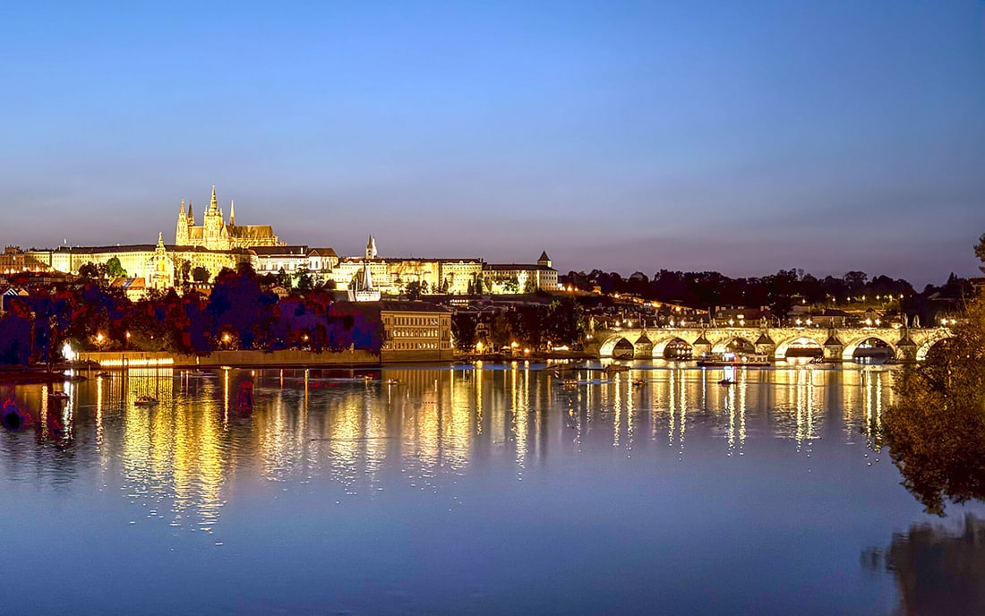 Peter Smejkal : Golden Prague: This Salmagundi work of art is titled, "Golden Prague" (Salmagundi Club Collection). Photography. 16 x 20 (size) 16 x 20 (framed). Peter Smejkal, resident artist at the Salmagundi Club, captures citys
