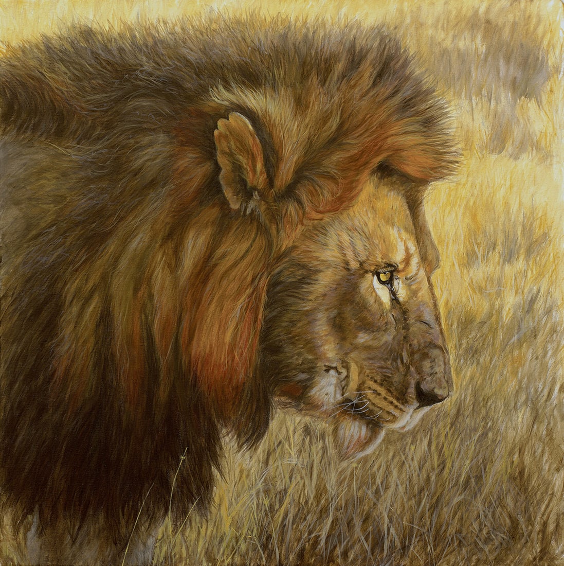 Deborah LaFogg Docherty : Powerful Presence: This Salmagundi work of art is titled, "Powerful Presence ". Oil. 24x24 (size) 28x28 (framed). Deborah LaFogg Docherty is an artist that works in pastels, oils and acrylic sharing her experiences with
