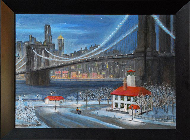 "Brooklyn Bridge at Night", Carole Teller (1 of 1)