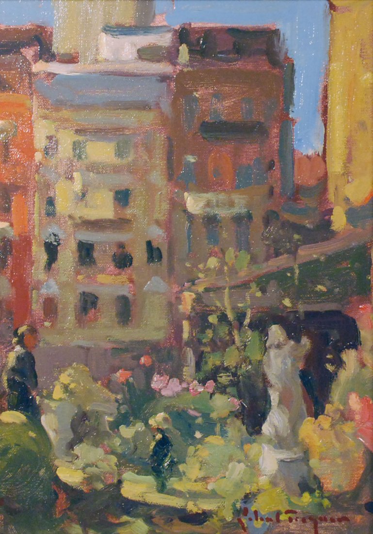 John C. Traynor, "Elizabeth Street Garden, SOHO" (1 of 2)