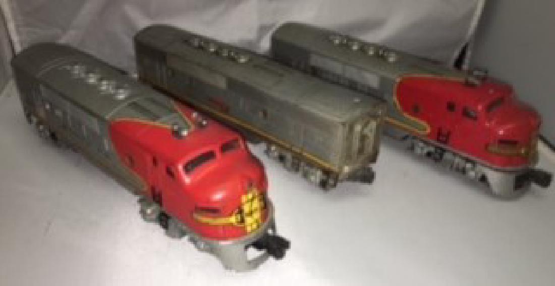 Lionel Postwar 2333 Santa Fe O Gauge F3 ABA Diesel Set (1 of 7)