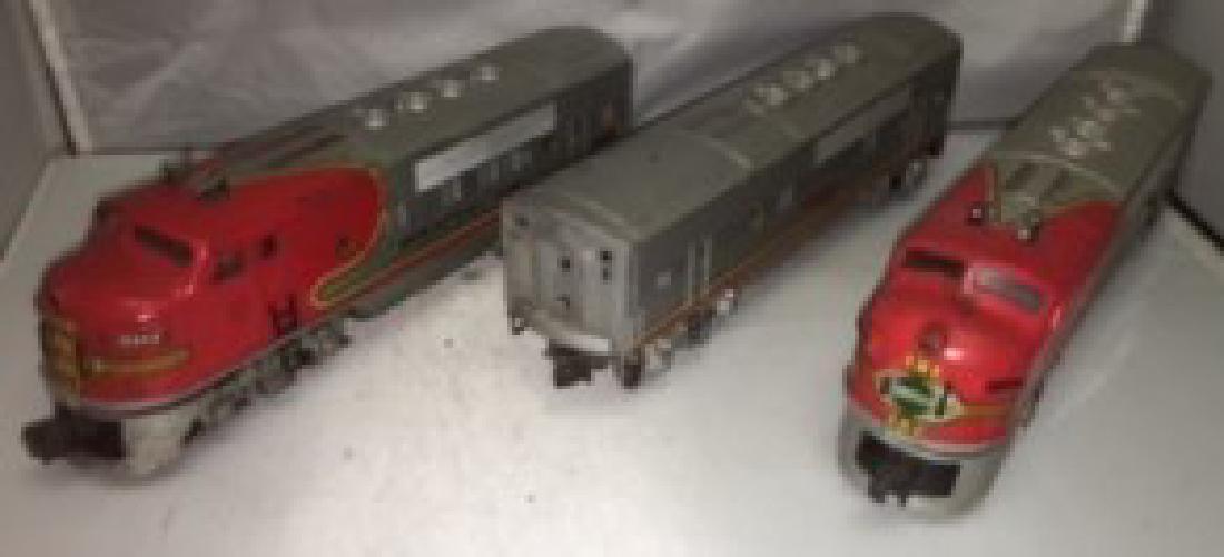 Lionel Postwar 2343 Santa Fe O Gauge F3 ABA Diesel (1 of 8)