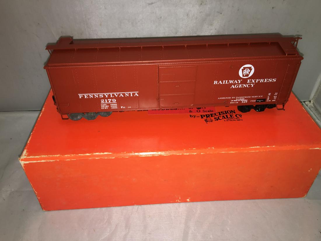 Precision Scale PRR O Scale Brass X29 Box Car With (1 of 2)