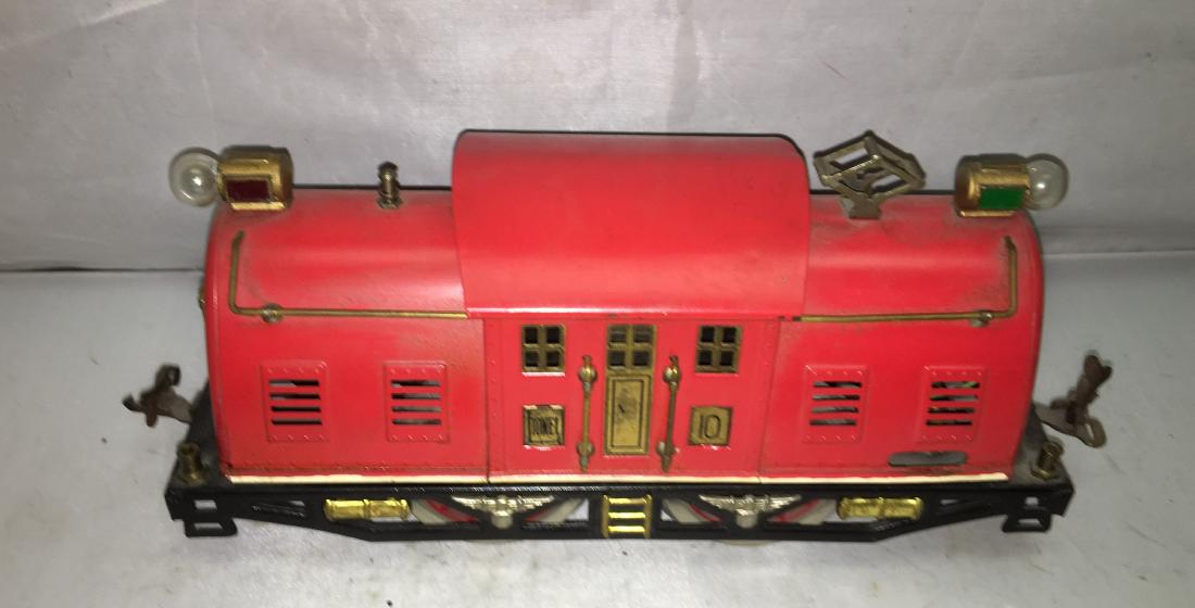 Lionel Prewar 10 Standard Gauge Red Electric Locomotive (1 of 7)