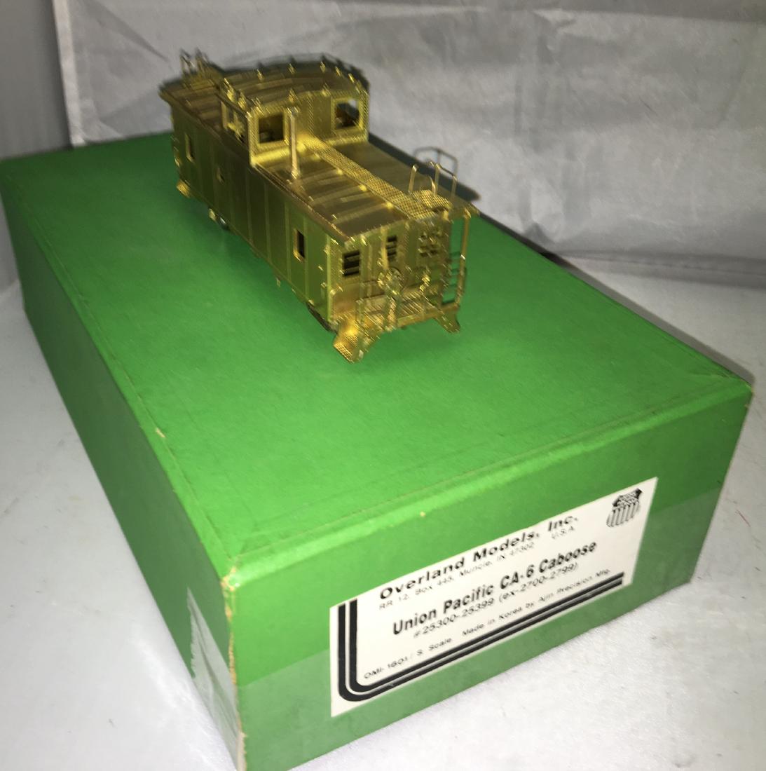 Overland Brass UP S Scale CA-6 Caboose (1 of 4)
