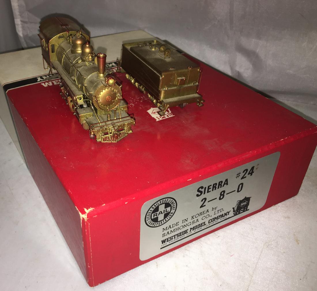 Westside Brass Sierra HO Scale 2-8-0 Steam Engine and (1 of 4)