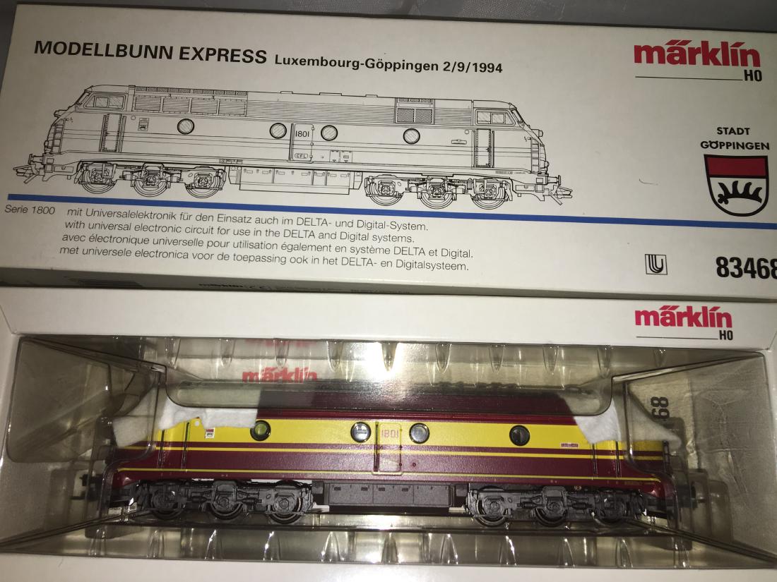 Marklin 83468 Luxembourg-Goppingen HO Scale Express (1 of 8)