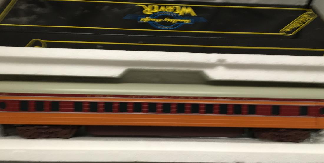 Weaver MR Hiawatha O Gauge Passenger Car: Weaver G1615L Milwaukee Road Hiawatha O gauge passenger car in the original box. Aluminum construction, 21” long, lighted. Like new condition.